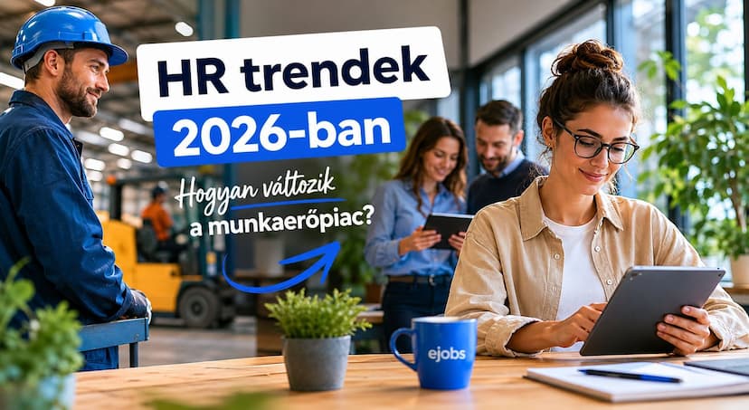 HR trendek 2026-ban Magyarországon – hogyan változik a munkaerőpiac? | ejobs.hu